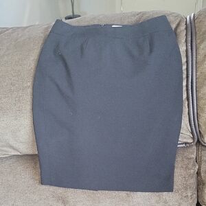 Calvin Klein Collection Black Pencil Skirt